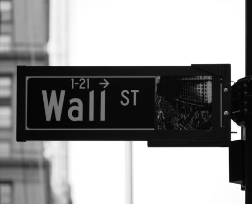 Wallstreet Strassenschild